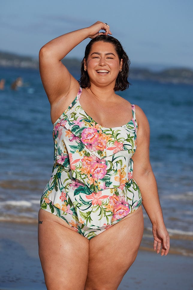 Bora Bora 3 Tier One Piece - Capriosca - Splash Swimwear  - Nov22, One Pieces, plus size, Womens, womens swim - Splash Swimwear 