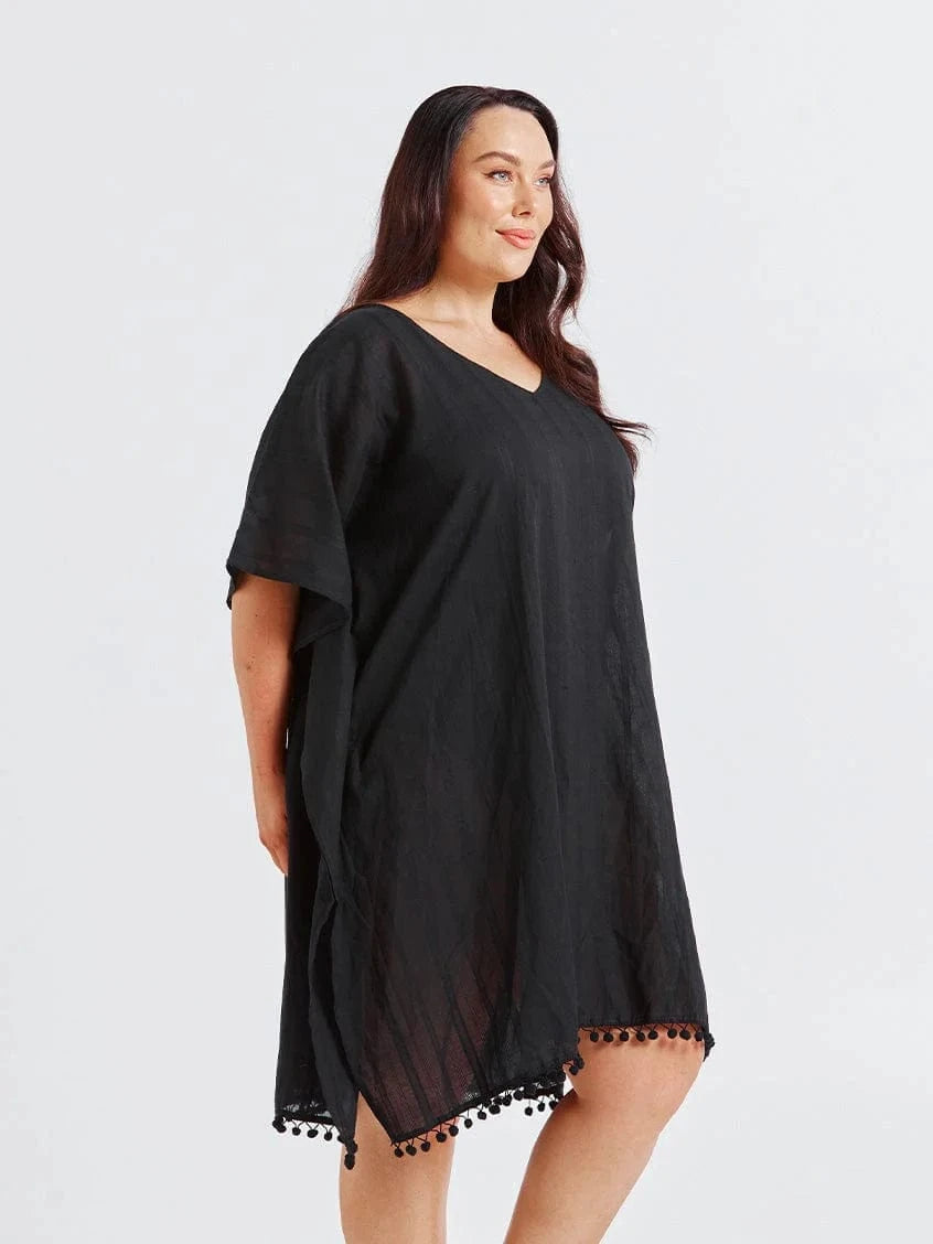 Capriosca Capriosca Cotton Kaftan Capriosca Cotton Kaftan Splash Swimwear