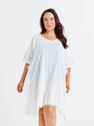 Capriosca Capriosca Cotton Kaftan Capriosca Cotton Kaftan Splash Swimwear