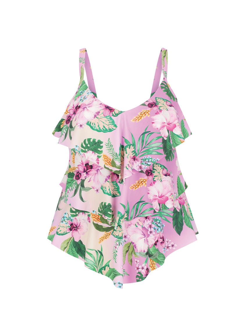 Capriosca Capriosca Honolulu 3 Tier Tankini Top Capriosca Honolulu 3 Tier Tankini Top Splash Swimwear Tankini Tops