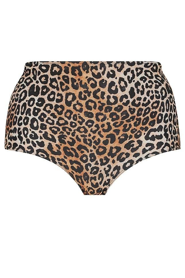 Capriosca Capriosca Leopard High-waisted Pant* Splash Swimwear Bikini Bottoms