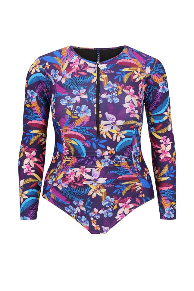 Capriosca Capriosca Majorca Long Sleeve One Piece Capriosca Majorca Long Sleeve One Piece Splash Swimwear One Pieces