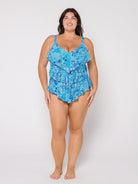 Capriosca Capriosca Mermaid 3 Tier Tankini Top Capriosca Mermaid 3 Tier Tankini Top Splash Swimwear One Pieces