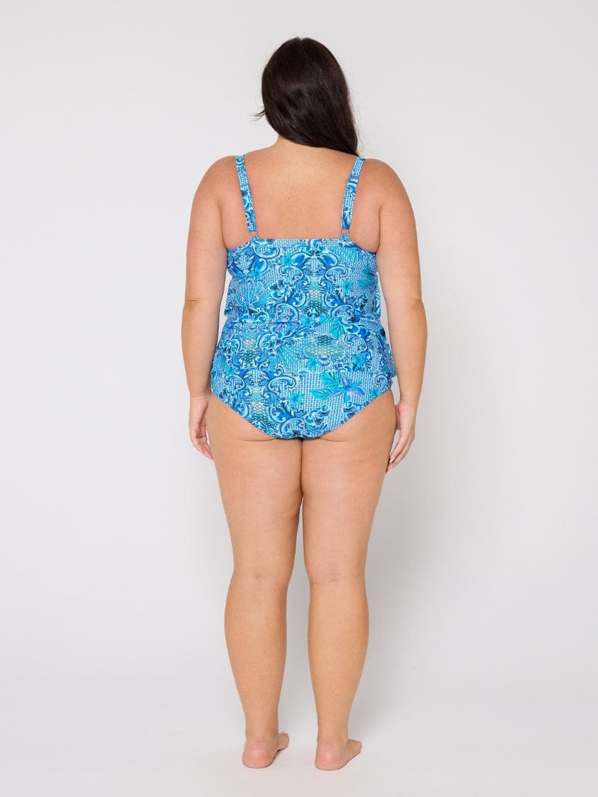 Capriosca Capriosca Mermaid 3 Tier Tankini Top Capriosca Mermaid 3 Tier Tankini Top Splash Swimwear One Pieces
