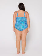 Capriosca Capriosca Mermaid 3 Tier Tankini Top Capriosca Mermaid 3 Tier Tankini Top Splash Swimwear One Pieces