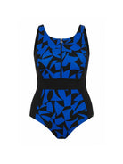 Capriosca Capriosca Regatta Sleeveless Zip Up One Piece Capriosca Regatta Sleeveless Zip Up One Piece Splash Swimwear Tankini Tops