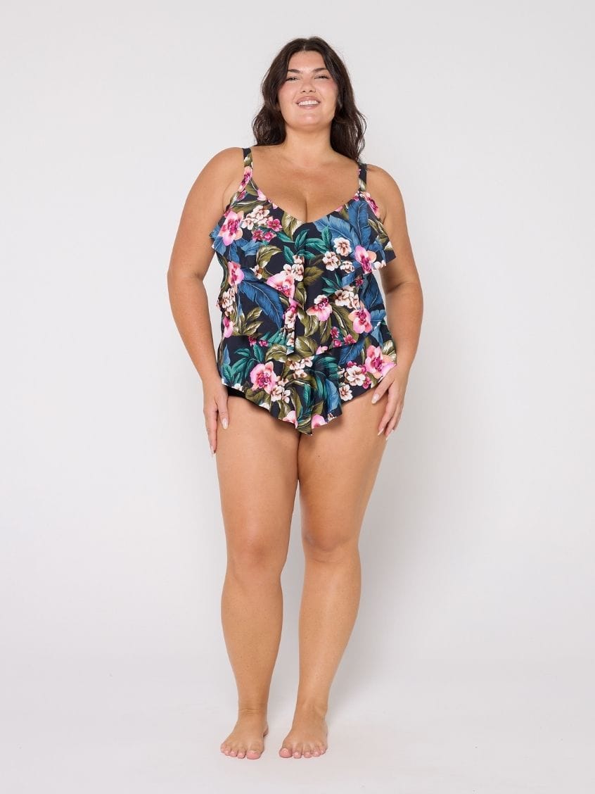 Capriosca Capriosca Waikiki 3 Tier Tankini Top Capriosca Waikiki 3 Tier Tankini Top Splash Swimwear Tankini Tops