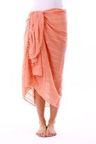 Capriosca Cotton Pom Pom Sarong Splash Swimwear Sarongs