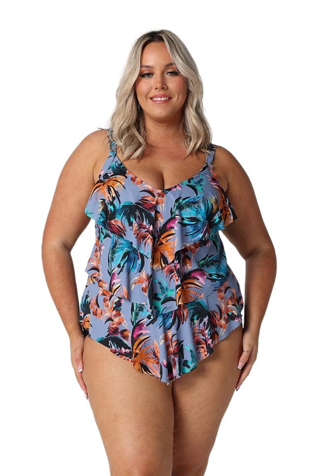 Capriosca Mauritius 3 Tier Tankini Top Capriosca Mauritius 3 Tier Tankini Top Splash Swimwear One Pieces