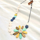 Cinnamon Creations Cinnamon Woodenbead Flowermulticol Necklace n7-1452agf Cinnamon Woodenbead Flowermulticol Necklace Splash Swimwear Accessories 1000030588