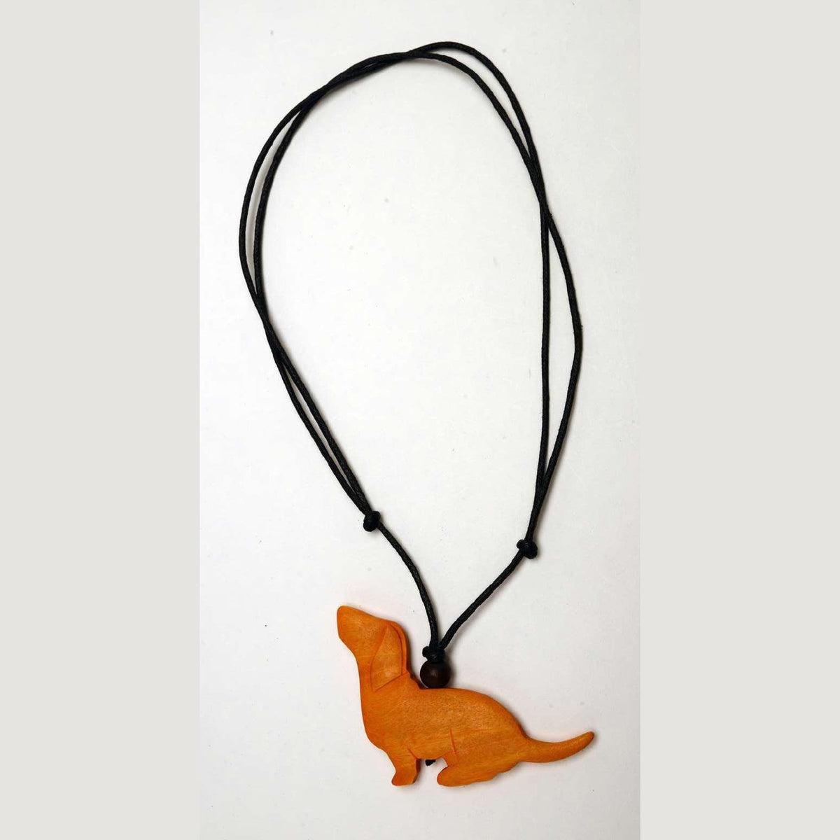 Cinnamon Creations Musturd Wood Dog Necklace N6-5748ME Musturd Wood Dog Necklace Splash Swimwear Accessories 1000018900