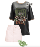 Coco Cartel Coco Cartel Aperitivo Tee - Charcoal Coco Cartel Aperitivo Tee - Charcoal Splash Swimwear Tops
