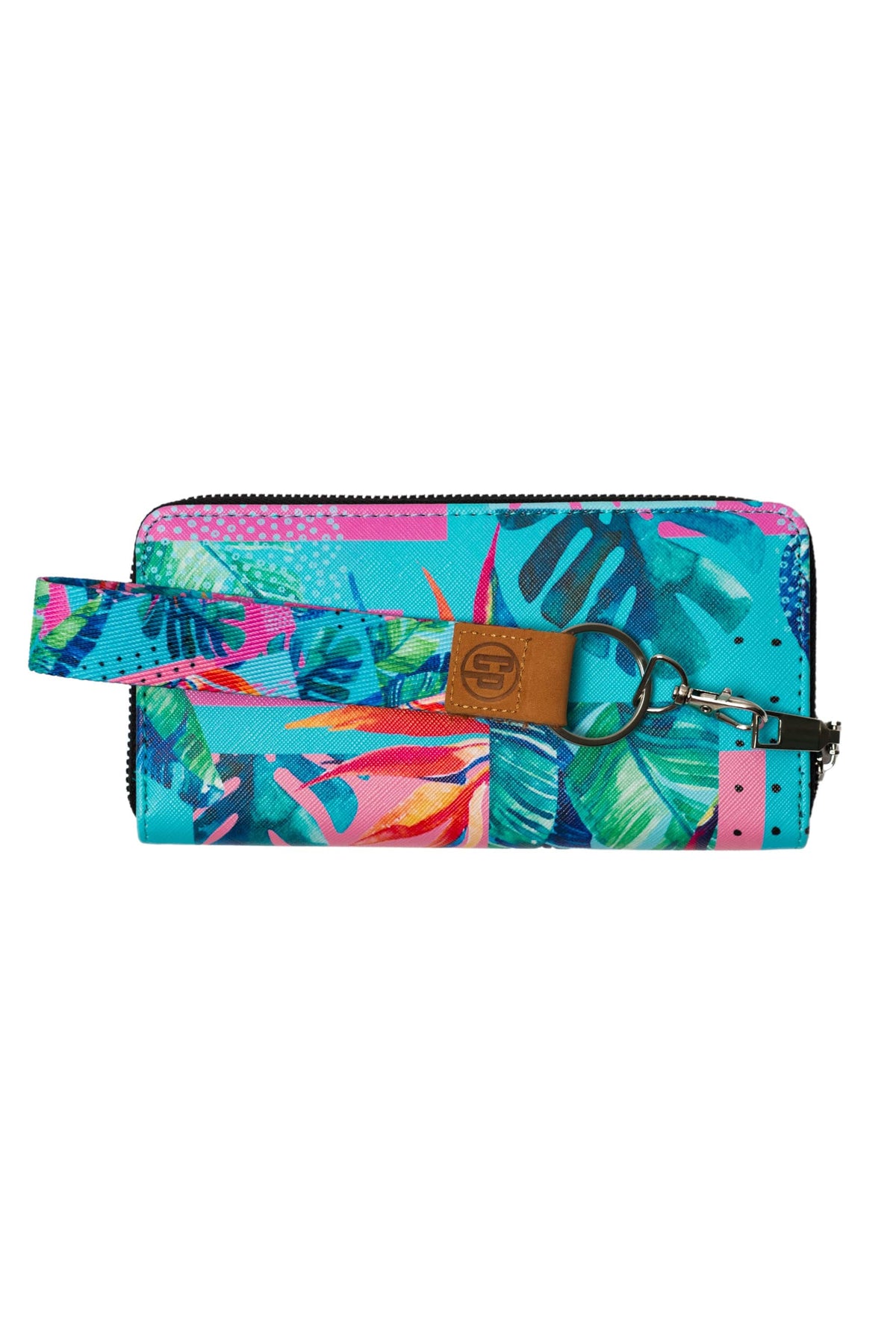 Collectapic Womens Wallet w/ Key Tag - Tropical Flowers CWW-009 Splash Swimwear 1000018624