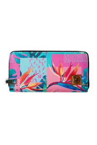 Collectapic Womens Wallet w/ Key Tag - Tropical Flowers CWW-009 Splash Swimwear 1000018624