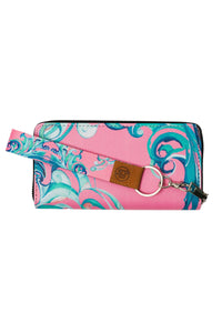 Collectapic Womens Wallet w/ Key Tag - Waves CWW-007 Splash Swimwear 1000018625