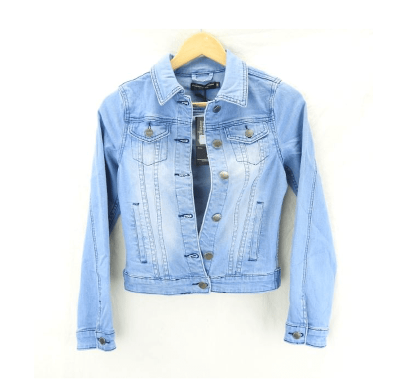 Country Denim Light Wash Stretch Denim Jacket