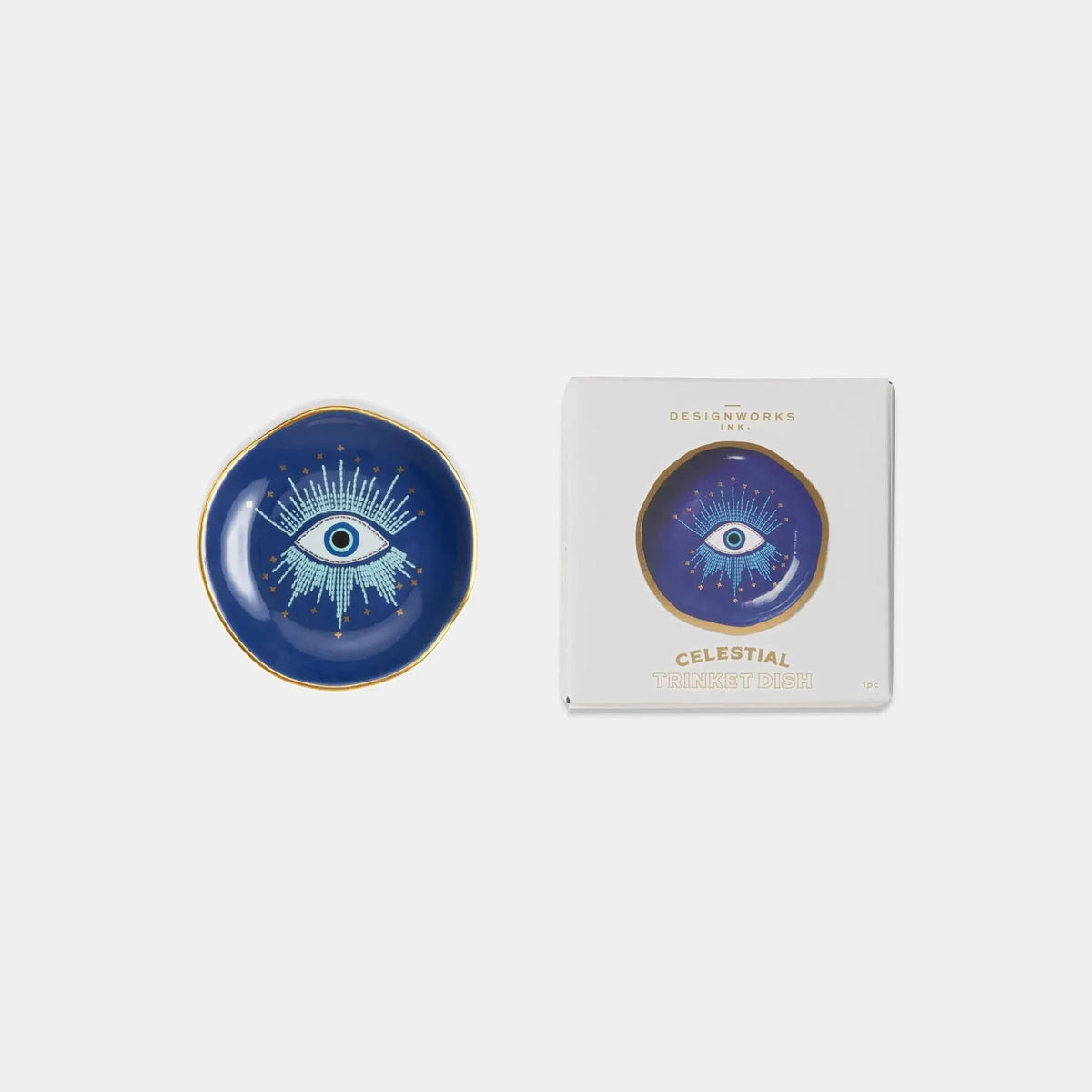 Designworks Collective Celestial Ceramic Trinket Dish - Starry Eyed 23432831019737 Celestial Ceramic Trinket Dish - Starry Eyed Splash Swimwear Accessories 840214822186