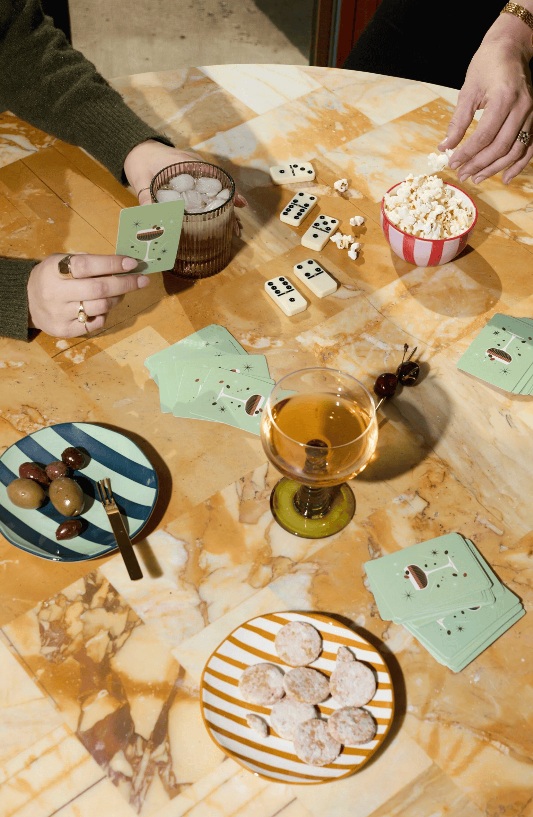 Designworks Collective Cocktail Hour Conversation Cards Designworks Puzzle In A Tube - Budapest Splash Swimwear 840214822803