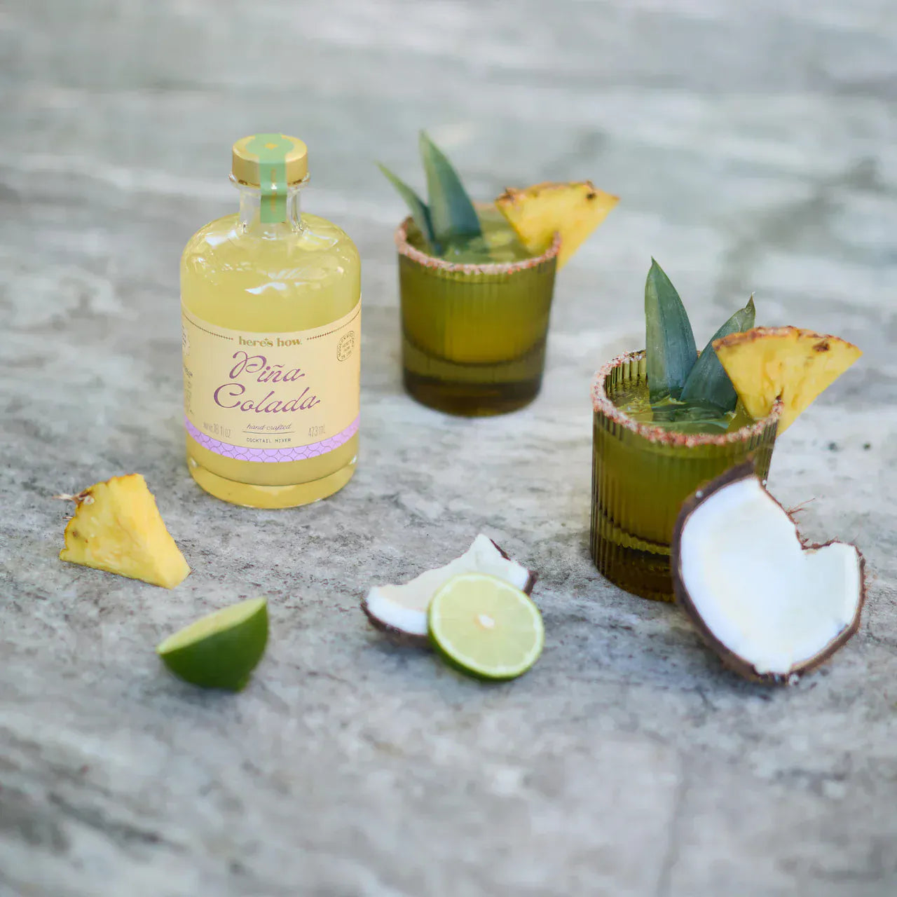 Designworks Collective Pina Colada Cocktail Mixer Designworks Puzzle In A Tube - Budapest Splash Swimwear 840214823206