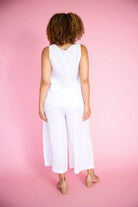 Donna Donna Camio Linen Staple Top Camio Linen Staple Top Splash Swimwear Clothing Top