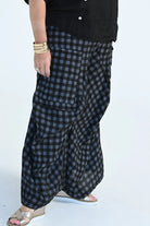 Donna Donna Donna Donna Alicia Pant - Black Check Alicia Pant 2440 Black Check | Donna Donna Splash Swimwear Pants