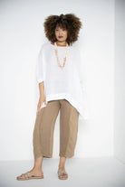 Donna Donna Donna Donna Golossa Pant - Camel Donna Donna Golossa Pant - Camel Splash Swimwear Pants