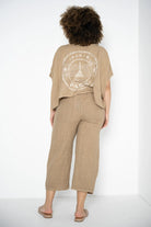 Donna Donna Donna Donna Golossa Pant - Camel Donna Donna Golossa Pant - Camel Splash Swimwear Pants