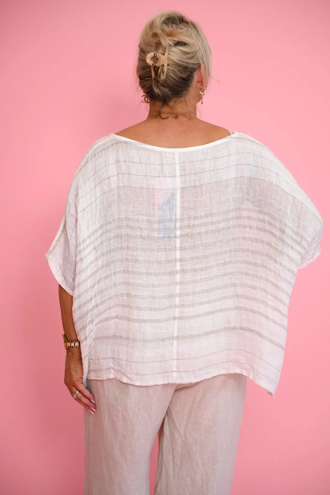 Donna Donna Donna Donna Kaftan COS - Milk 15010 Donna Donna Kaftan COS - Milk Splash Swimwear Clothing Top One size