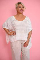 Donna Donna Donna Donna Kaftan COS - Milk 15010 Donna Donna Kaftan COS - Milk Splash Swimwear Clothing Top One size