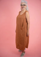 Donna Donna Donna Donna Lisa Dress - Cinnamon Donna Donna Lisa Dress - Cinnamon Splash Swimwear Dresses