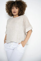 Donna Donna Donna Donna Lucia Top 7222 Donna Donna Lucia Top Splash Swimwear Womens Clothing Beige / O/S