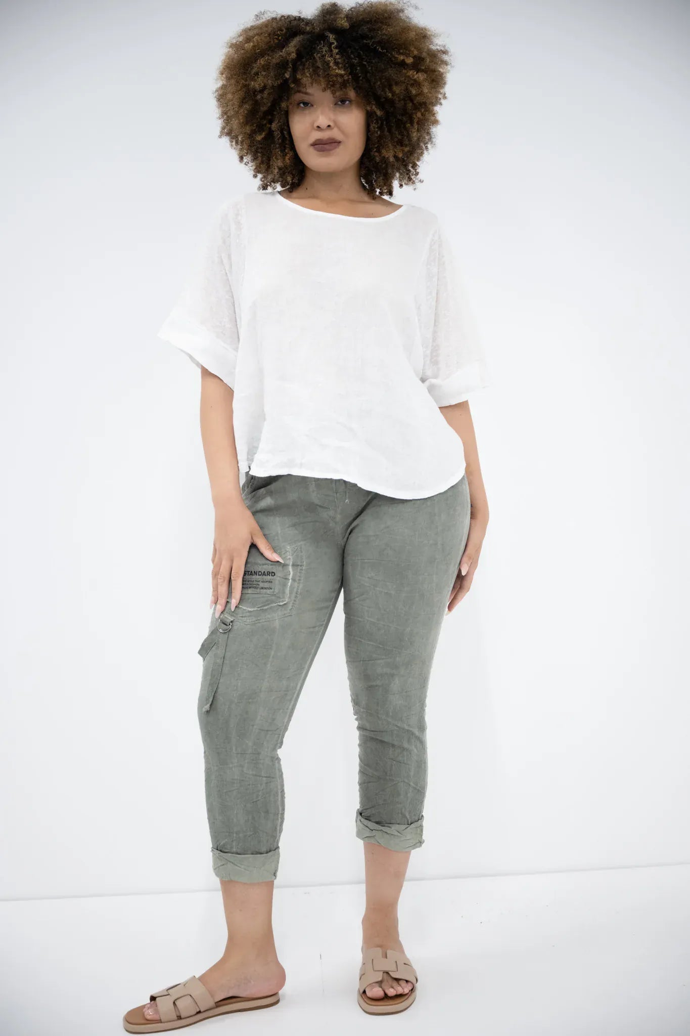 Donna Donna Donna Donna Lucia Top 7222 Donna Donna Lucia Top Splash Swimwear Womens Clothing White / O/S