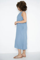 Donna Donna Donna Donna Marcellina Sleeveless Dress - Jeans Donna Donna Marcellina Sleeveless Dress - Jeans Splash Swimwear Dresses