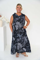 Donna Donna Donna Donna Rani Dress - Navy Donna Donna Rani Dress - Navy Splash Swimwear Dresses