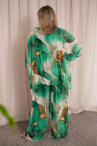 Donna Donna Donna Donna Savannah Silk Pant - Gucci Green SAVANNAHPG Savannah Silk Pant | Donna Donna Splash Swimwear Pant Green / OS