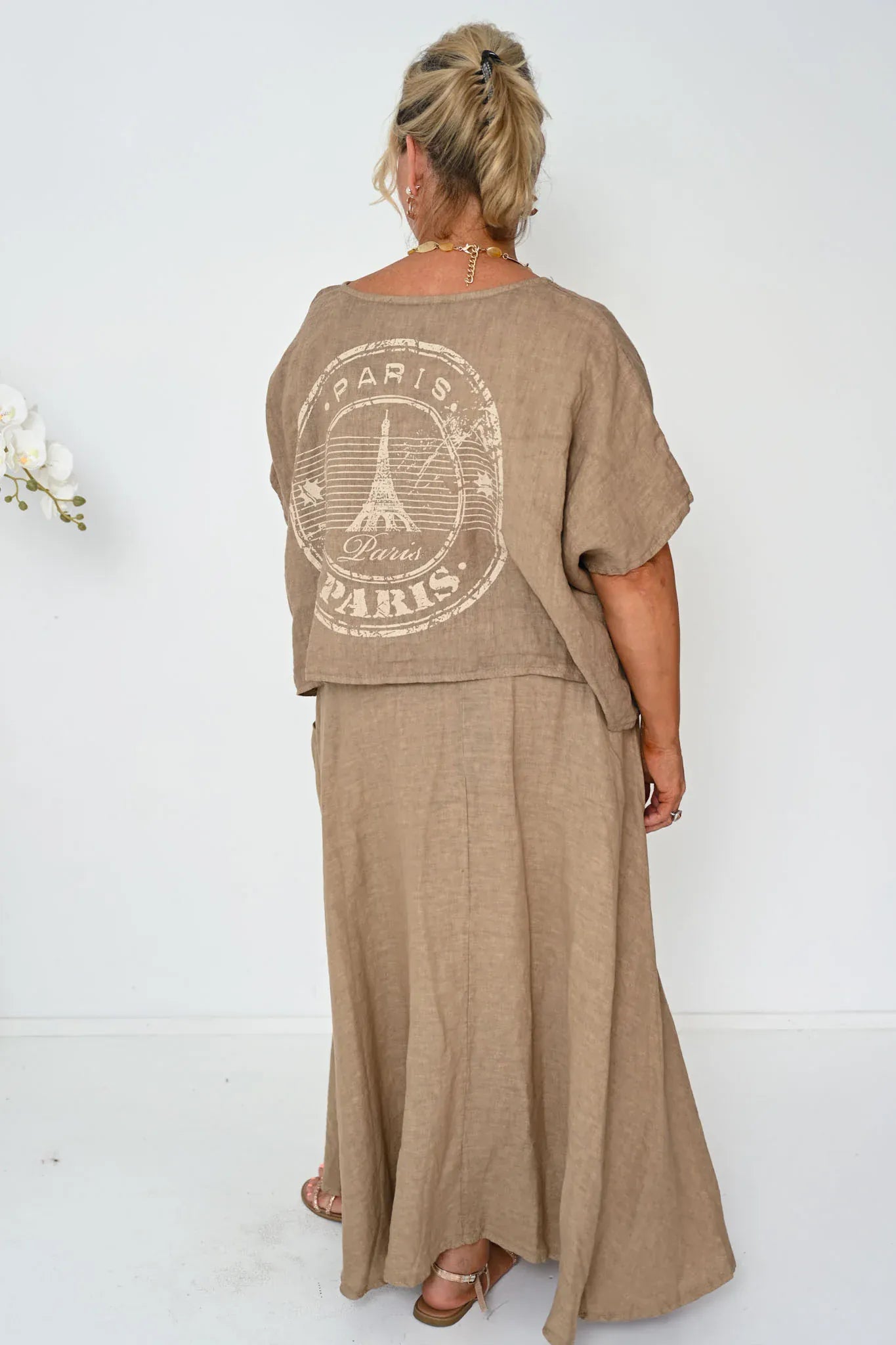 Donna Donna Donna Donna Verde Skirt - Camel Donna Donna Verde Skirt - Camel Splash Swimwear Skirts