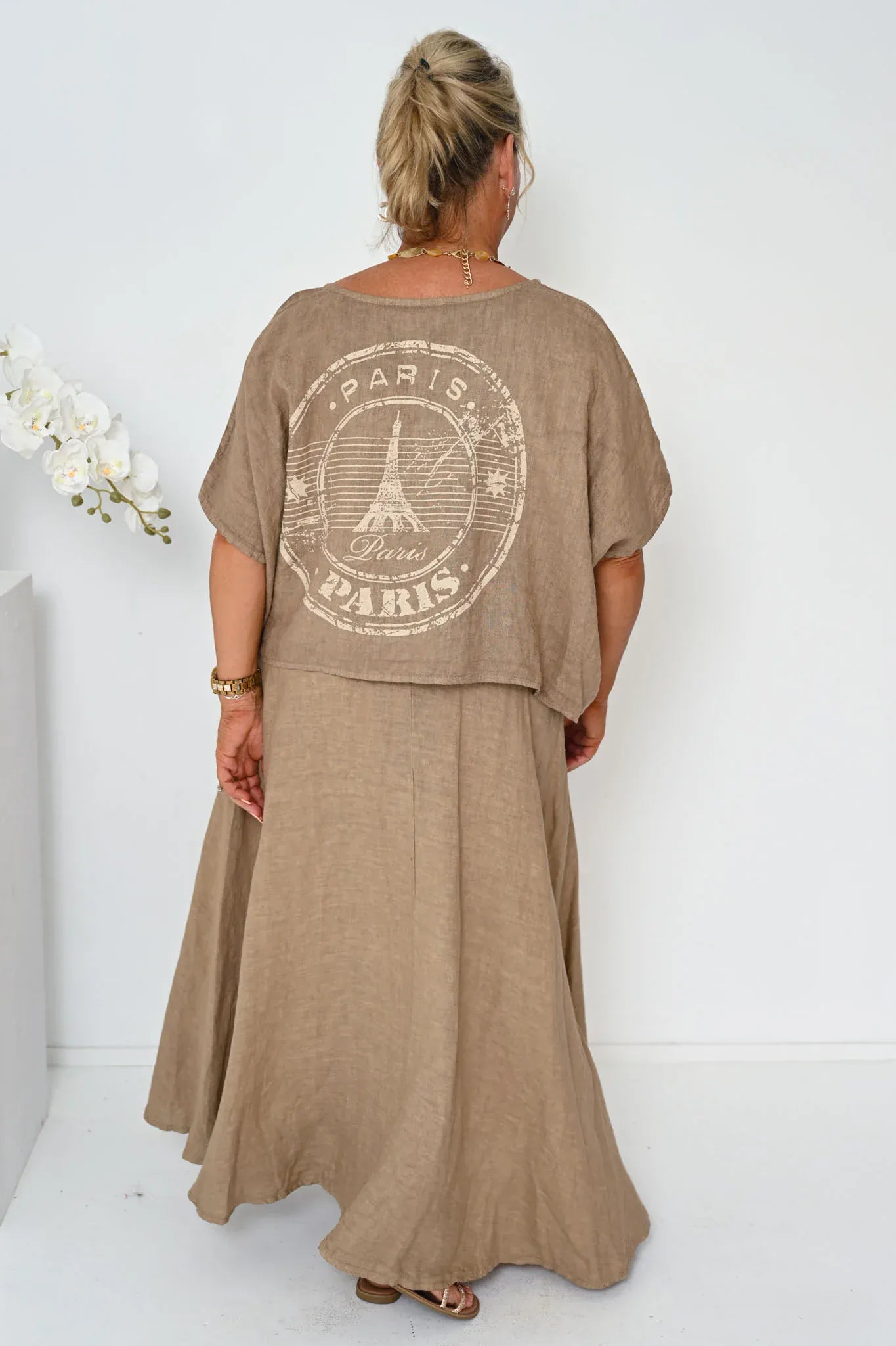 Donna Donna Donna Donna Verde Skirt - Camel Donna Donna Verde Skirt - Camel Splash Swimwear Skirts