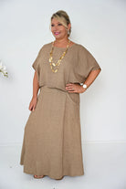 Donna Donna Donna Donna Verde Skirt - Camel Donna Donna Verde Skirt - Camel Splash Swimwear Skirts