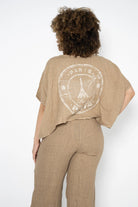 Donna Donna Donna Donna Vielda Top - Caramel 148651 Donna Donna Vielda Top - Caramel Splash Swimwear Clothing Top One size