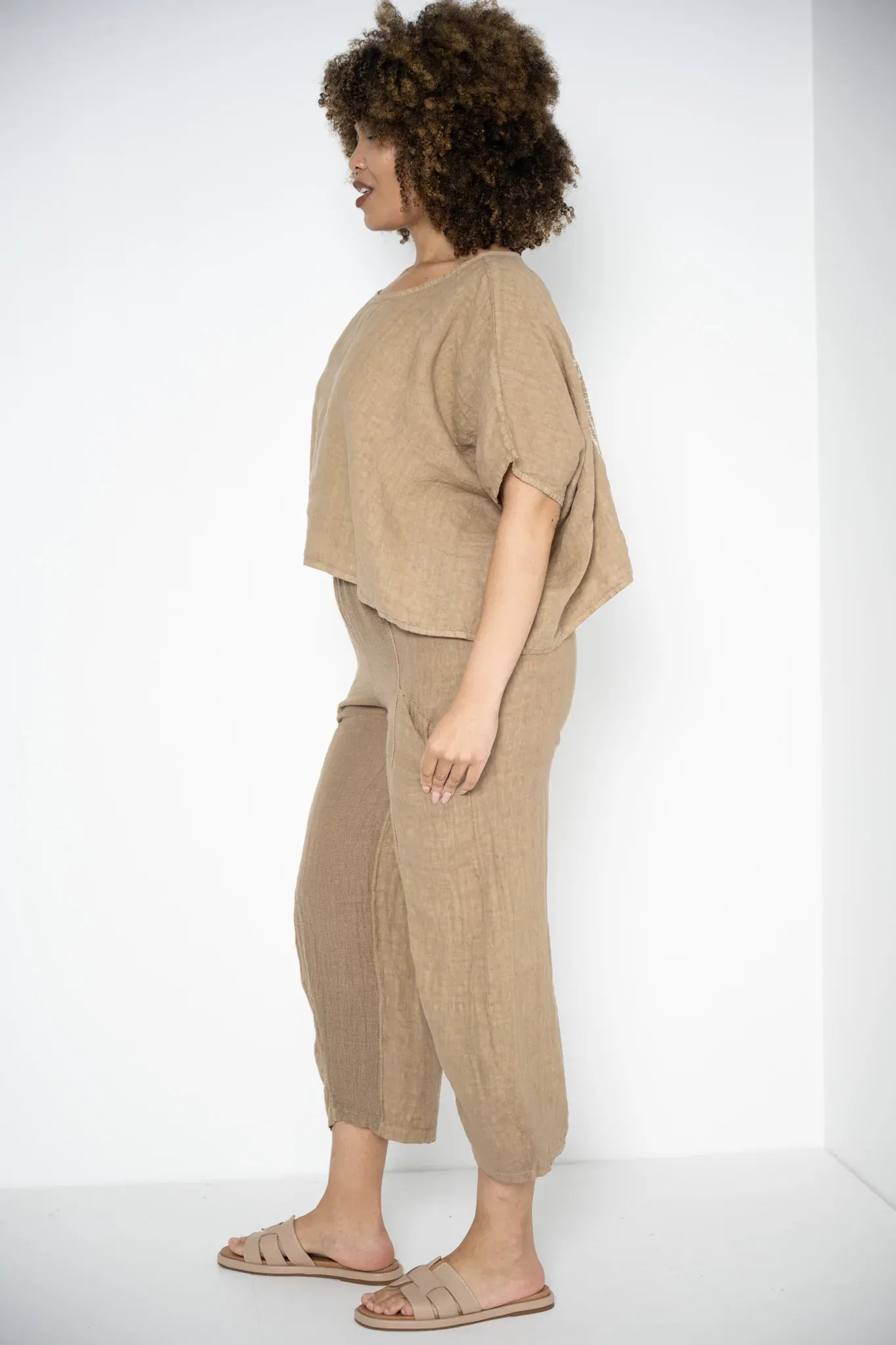 Donna Donna Donna Donna Vielda Top - Caramel 148651 Donna Donna Vielda Top - Caramel Splash Swimwear Clothing Top One size