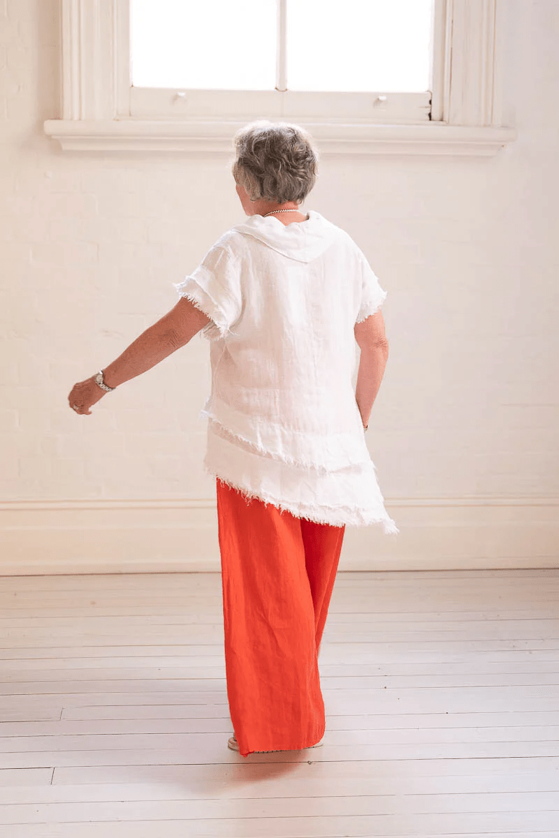 Donna Donna Gucci Top Donna Donna Tuscan Linen Top Splash Swimwear Tops