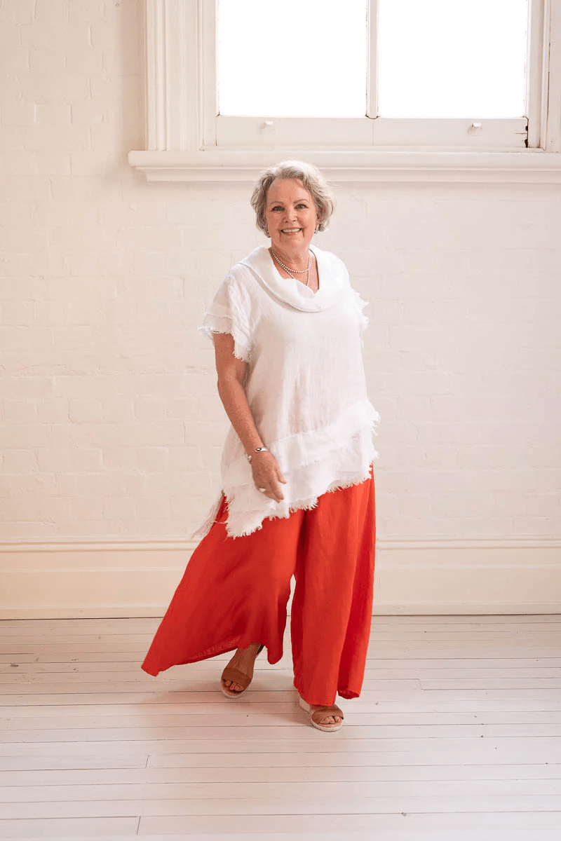 Donna Donna Gucci Top Donna Donna Tuscan Linen Top Splash Swimwear Tops