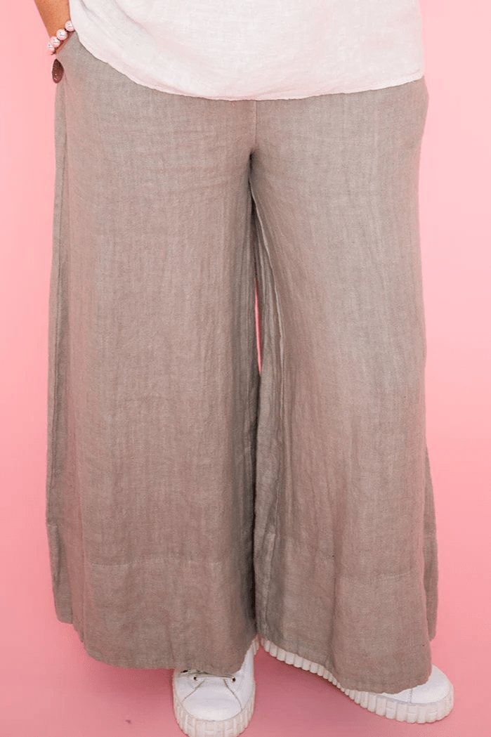 Donna Donna Taya Pant Donna Donna Tuscan Linen Top Splash Swimwear Tops