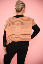 Donna Donna Tuscan Grey Stripe Top Donna Donna Tuscan Linen Top Splash Swimwear Tops