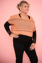 Donna Donna Tuscan Grey Stripe Top Donna Donna Tuscan Linen Top Splash Swimwear Tops