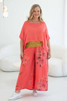 Donna Donna Tuscan Linen Top Donna Donna Tuscan Linen Top Splash Swimwear Tops