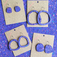 Square Recycled Paper Earrings - Large Hoop - Kami-So - Splash Swimwear  - accessories, earrings, Kami-So, Mar24, new accessories, new arrivals - Splash Swimwear 
