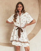 Ebby & I Ebby and I Espresso Martini Mini Dress Ebby and I Espresso Martini Mini Dress Splash Swimwear Dresses