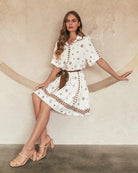 Ebby & I Ebby and I Espresso Martini Mini Dress Ebby and I Espresso Martini Mini Dress Splash Swimwear Dresses