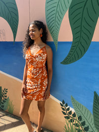 Elcee the Label Dresses Hawaii Agna Dress - Orange